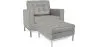 Sillón de Diseño con Reposapiés - Tapizado en Polipiel - Konel  image 9