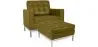 Sillón de Diseño con Reposapiés - Tapizado en Polipiel - Konel  image 9
