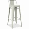 Taburete de Bar con Respaldo - Diseño Industrial - 76 cm - New Edition - Stylix  image 9