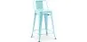 Taburete de Bar con Respaldo - Diseño Industrial - 60cm - New Edition - Stylix  image 9