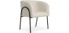 Silla de Comedor Tapizada - Bouclé Blanco - James image 9