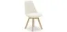Silla de Comedor Tapizada - Bouclé Blanco - Tulip image 9