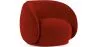 Sillón Curvo Tapizado en Terciopelo - Butaca - Cally image 9
