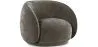 Sillón Curvo Tapizado en Terciopelo - Butaca - Cally image 9