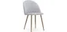 Silla De Comedor - Tapizada En Terciopelo - Respaldo con Patrón - Evelyne image 9
