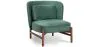 Sillón Tapizado en Terciopelo y Madera -  Brina image 9