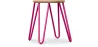 Taburete Hairpin - 42cm - Madera clara y metal image 9