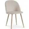 Silla de Comedor - Tapizada en Terciopelo - Estilo Escandinavo - Evelyne image 9