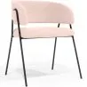 Silla de comedor - Tapizada en Tela Bouclé - Charke image 9