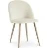 Silla de Comedor - Tapizada en Terciopelo - Estilo Escandinavo - Evelyne image 9