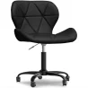 Silla De Oficina Con Ruedas - Silla De Escritorio Giratoria - Tapizada En Polipiel - Wito Estrucura Negra image 9