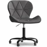 Silla De Oficina Con Ruedas - Silla De Escritorio Giratoria - Tapizada En Polipiel - Wito Estrucura Negra image 9