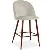 Taburete Tapizado en Terciopelo - Diseño Escandinavo - 66cm - Evelyne image 9