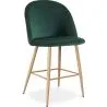 Taburete Tapizado en Terciopelo - Diseño Escandinavo - 66cm - Evelyne image 9