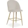 Taburete Tapizado en Terciopelo - Diseño Escandinavo - 66cm - Evelyne image 9