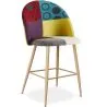 Taburete Tapizado en Patchwork - Estilo Escandinavo - 66cm - Evelyne  image 9