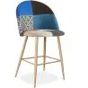 Taburete Tapizado en Patchwork - Estilo Escandinavo - 66cm - Evelyne  image 9