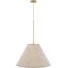 Lámpara de Techo Colgante con Pantalla de Tela Beige - Fula image 9