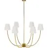 Lampara de Techo Chandelier Dorada con 6 Pantallas - Arena image 9