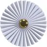 Lámpara Aplique de Pared Flor en Metal Blanco y Dorado - 30CM image 9