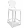 Taburete con Respaldo - Diseño Transparente - 75cm - Victoria Queen image 9