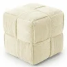 Puff Cuadrado Tapizado en Pana - Diseño Moderno - Cube image 9