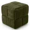 Puff Cuadrado Tapizado en Pana - Diseño Moderno - Cube image 9