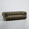 Sofá Tapizado en Terciopelo - Estilo Moderno - 2/3 Plazas - Curvo Teddy image 9