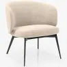 Sillón de Diseño Curvo Tapizado Estilo Contemporáneo - Opreh image 9