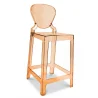 Taburete con Respaldo - Diseño Transparente - 75cm - Victoria Queen image 9