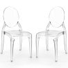 Pack de 2 Sillas De Comedor Transparentes - Estilo Ghost image 9