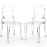 Pack de 2 Sillas De Comedor Transparentes - Estilo Victoria  image 9