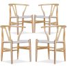 Pack de 4 Sillas de Comedor de Madera - Estilo Escandinavo - Wish image 9