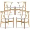 Pack de 4 Sillas de Comedor de Madera - Estilo Escandinavo - Wish image 9