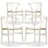 Pack de 4 Sillas de Comedor de Madera - Estilo Escandinavo - Wish image 9