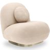 Sillón de Diseño Curvo Estilo Contemporáneo Tapizado en Chenille - Larry image 9