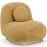Sillón de Diseño Curvo Estilo Contemporáneo Tapizado en Chenille - Larry image 9