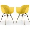 Silla de Comedor - Diseño Escandinavo - Patas de Madera - Pack de 2 - Nordika image 9