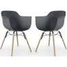 Silla de Comedor - Diseño Escandinavo - Patas de Madera - Pack de 2 - Nordika image 9