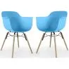 Silla de Comedor - Diseño Escandinavo - Patas de Madera - Pack de 2 - Nordika image 9