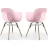 Silla de Comedor - Diseño Escandinavo - Patas de Madera - Pack de 2 - Nordika image 9