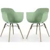 Silla de Comedor - Diseño Escandinavo - Patas de Madera - Pack de 2 - Nordika image 9