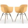 Silla de Comedor - Diseño Escandinavo - Patas de Madera - Pack de 2 - Nordika image 9