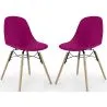 Silla de Comedor - Diseño Escandinavo - Patas de Madera - Pack de 2 - Skögur image 9