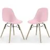 Silla de Comedor - Diseño Escandinavo - Patas de Madera - Pack de 2 - Skögur image 9