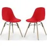 Silla de Comedor - Diseño Escandinavo - Patas de Madera - Pack de 2 - Skögur image 9