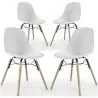 Silla de Comedor - Diseño Escandinavo - Patas de Madera - Pack de 4 - Skögur image 9