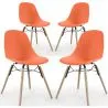 Silla de Comedor - Diseño Escandinavo - Patas de Madera - Pack de 4 - Skögur image 9