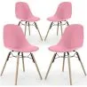 Silla de Comedor - Diseño Escandinavo - Patas de Madera - Pack de 4 - Skögur image 9