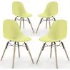 Silla de Comedor - Diseño Escandinavo - Patas de Madera - Pack de 4 - Skögur image 9